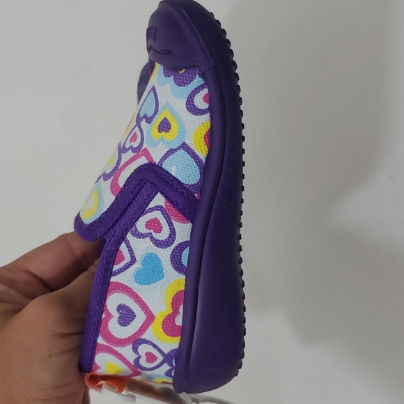Skidders - Skidproof shoes purple hearts  24 months - Picture 8 of 8